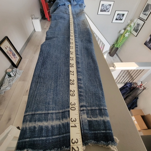 Marc Aurel | Tuxedo Stripe Jeans Euro Size 40 US Size 10 Waist laid flat 16" - Picture 8 of 9